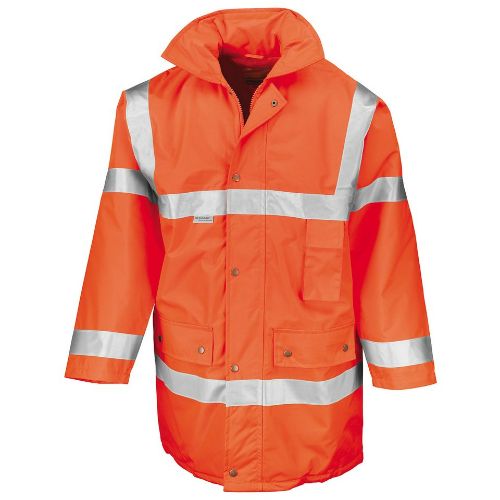 Result Safeguard Safety Jacket Fluorescent Orange